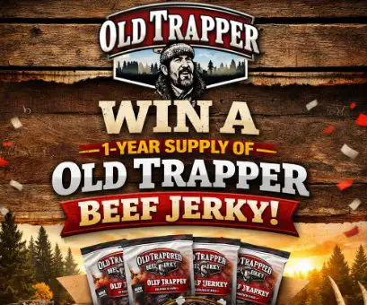 Old Trapper’s Fuel for the Hunt Giveaway - Win Free Old Trapper Beef Jerky for a Year