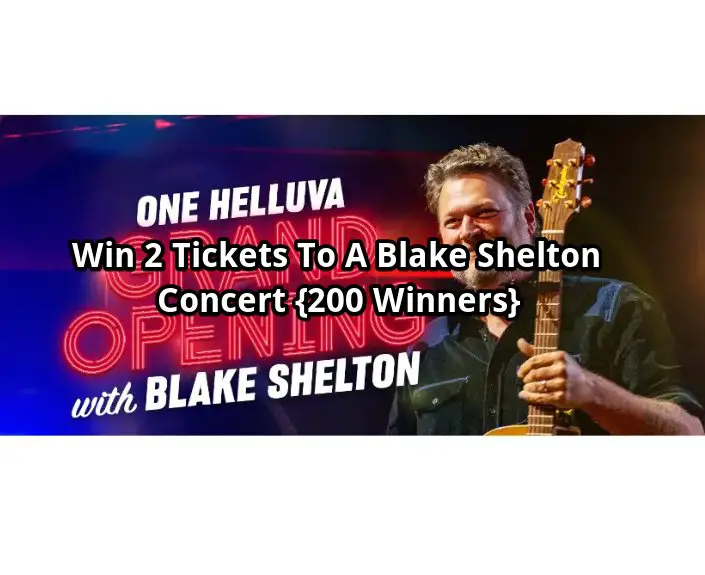 Ole Red Grand Opening Sweepstakes - Win 2 Tickets To A Blake Shelton Concert {200 Winners}