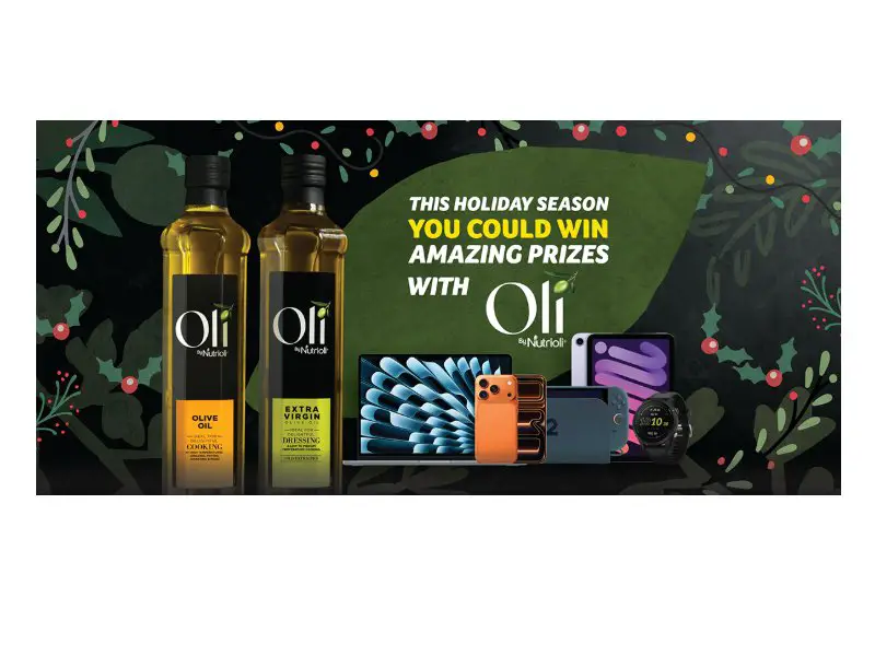 Oli Holiday Promotion 2025 - Win A $500 Gift Card (5 Winners)