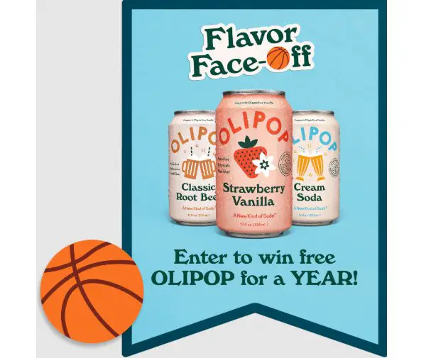 OLIPOP Flavor Face-Off Giveaway - Win A Year's Supply Of OLIPOP