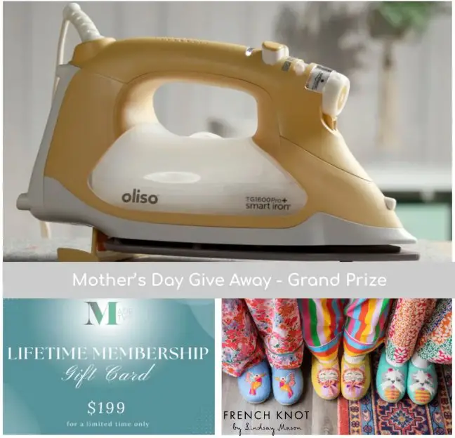 Oliso Mother’s Day Giveaway – Enter To Win Oliso Smart Iron, Lifetime Membership To MadeTV, And A Pair Of Slippers