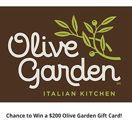 Olive Garden Restaurant Gift Card Giveaway