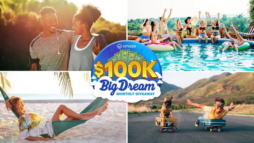 Omaze August’s Big Dream Monthly Giveaway - Win $100,000 Cash