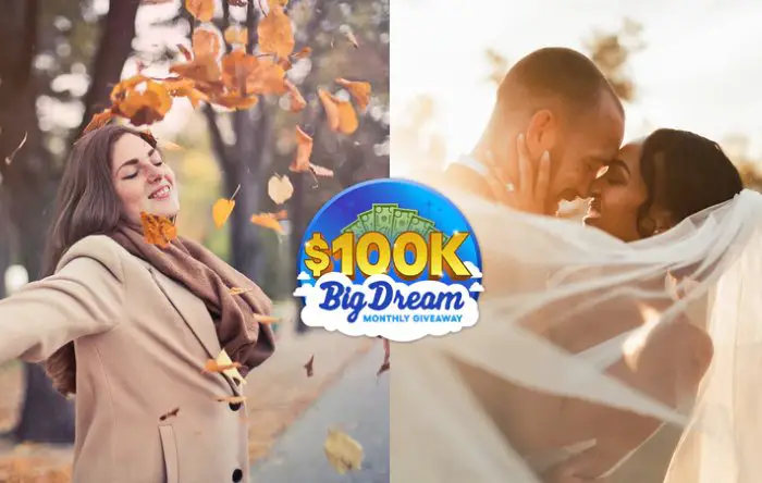 Omaze Cash Sweepstakes - Win $100K In The Omaze September Big Dream Monthly  Giveaway