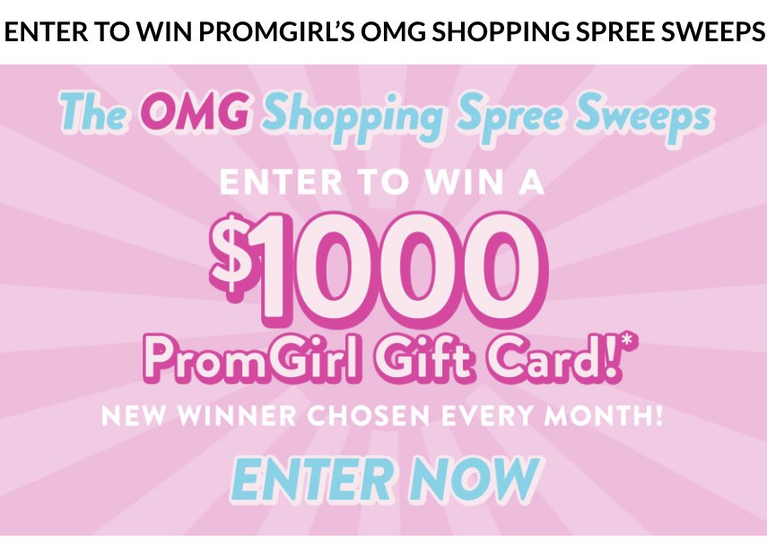 OMG Shopping Spree Sweepstakes