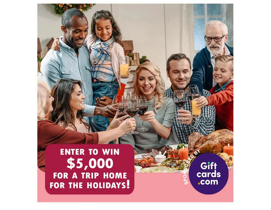On Air With Ryan Seacrest Home For the Holidays Sweepstakes - Win $5,000