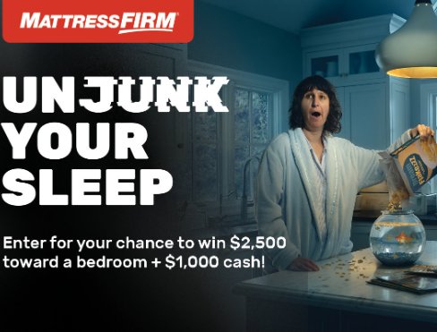 On Air With Ryan Seacrest's Unjunk Your Sleep Sweepstakes - Win A $3,500 Prize Package