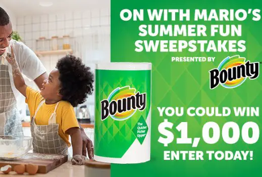 On with Mario Lopez & Bounty Summer Fun Sweepstakes - Win $1,000 Cash