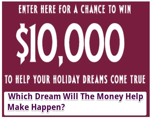 OnAir With Ryan Seacrest & Wonka’s Holiday Dreamers Sweepstakes - Win $10,000 Cash