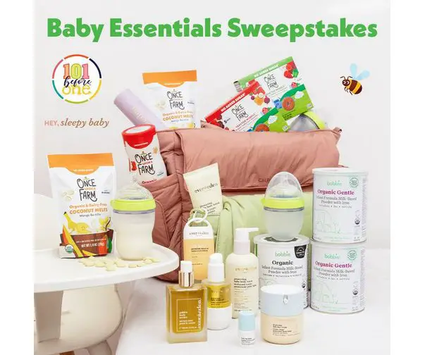 Once Upon A Farm Organics Baby Essentials Sweepstakes - Win Baby Products & More Worth Over $2,400