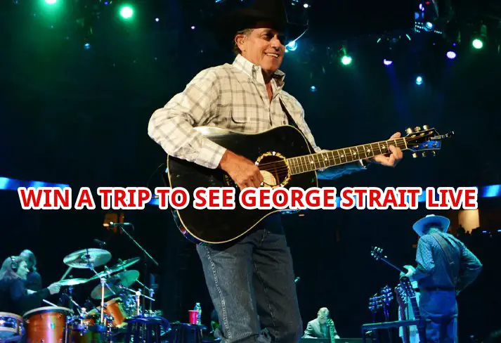 One Country George Strait Sweepstakes - Win A Trip For 4 To Charlotte, NC To See George Strait Live In Concert