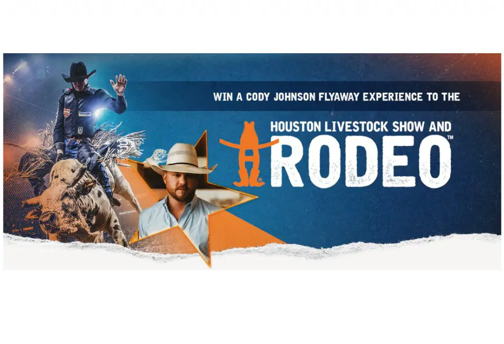 One Country Giveaway - Win A Cody Johnson Flyaway Experience To The Houston Rodeo
