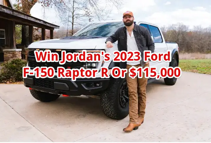 One Country Giveaway - Win Jordan's 2023 Ford F-150 Raptor R Or $115,000 Cash