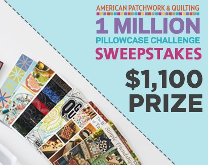 One Million Pillowcase Challenge Fall Sweepstakes