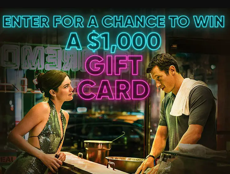 One Night Only Sweepstakes – Win $1,000 in Gift Cards