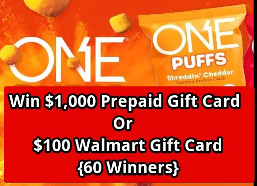 One Puffs Trick Shot Challenge Sweepstakes - Win A $1,000 Prepaid Gift Card Or Walmart Gift Card {60 Winners}