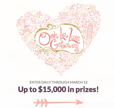 Ooh La Luxe Sweepstakes