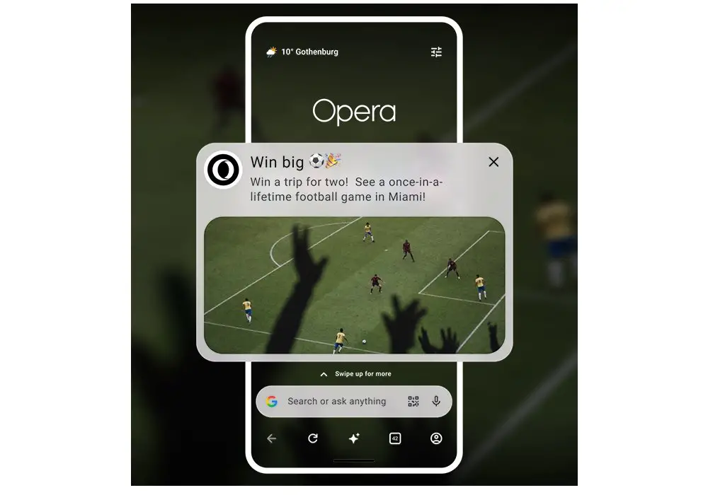 Opera Fandom Contest - Win A Trip For Two To Florida For A World Cup Match