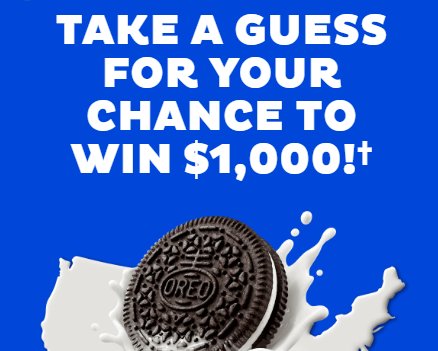 Oreo Playful Eats Sweepstakes - Win a $1,000 Gift Card