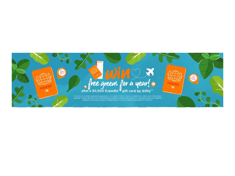 Organicgirl January 2026 Sweepstakes - Win Expedia Gift Cards & More