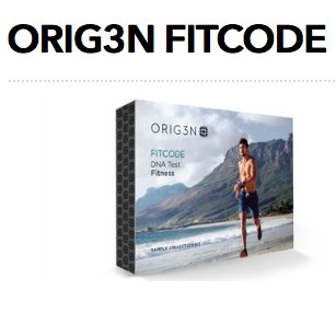 ORIG3N FITCODE DNA Fitness Test Giveaway