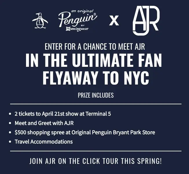 Original Penguin AJR Flyaway