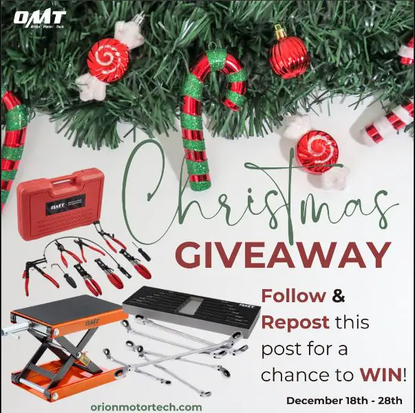 Orion Motor Garage Gear Giveaway Win A Ball Joint Press Kit & Brake