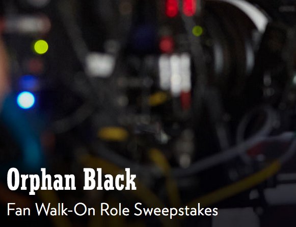 Orphan Black Fan Walk-On Role Sweepstakes!
