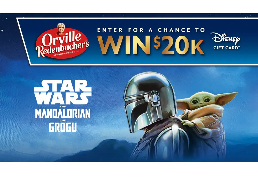 Orville Redenbacher’s Sweepstakes - Win $20,000 Worth Of Disney Gift Cards