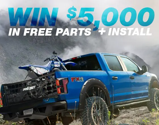 Outfit Your F150 With $5,000 Sweepstakes