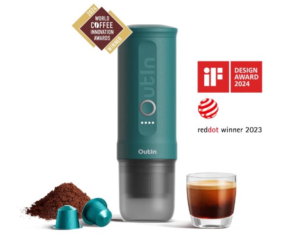 OutIn’s 3rd Anniversary Giveaway - Win a Portable Espresso Machine & Electric Coffee Grinder