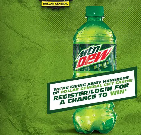 Over 1000 Winners in the Dew General Instant Win Game!