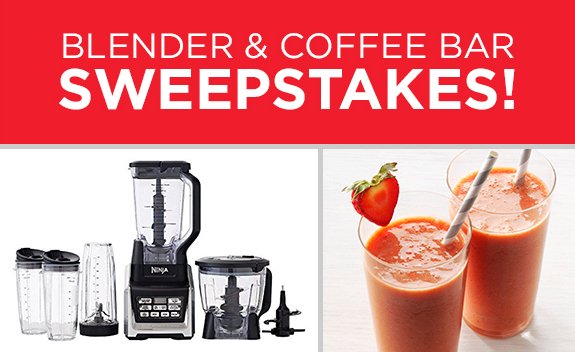 Over $1k in Prizes! Blender & Coffee Bar Sweepstakes