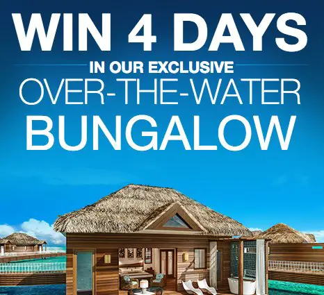 Over The Water Sweepstakes