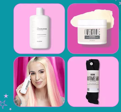 Overtone Color Care Essentials Giveaway -  Shampoo, Hair mask, Towel & More Up for Grabs