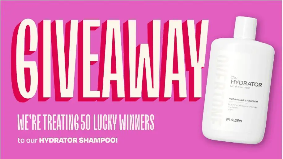 OVERTONE Hydrator Shampoo Sweepstakes - Win A Bottle Of Hydrator Shampoo (50 Winners)