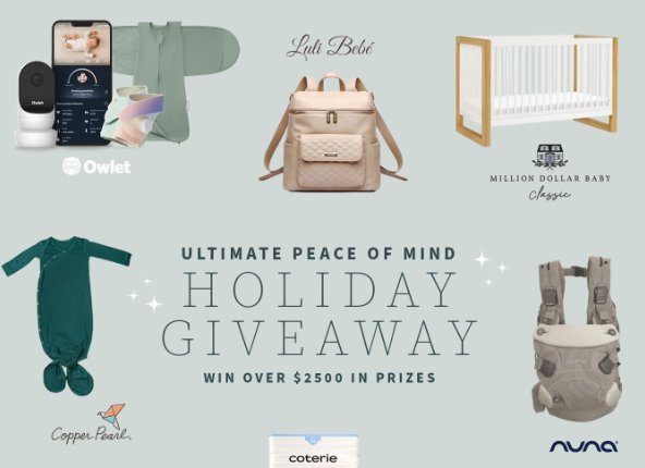 Owlet’s Ultimate Peace of Mind Holiday Giveaway - Win A $2,500 Baby Prize Package