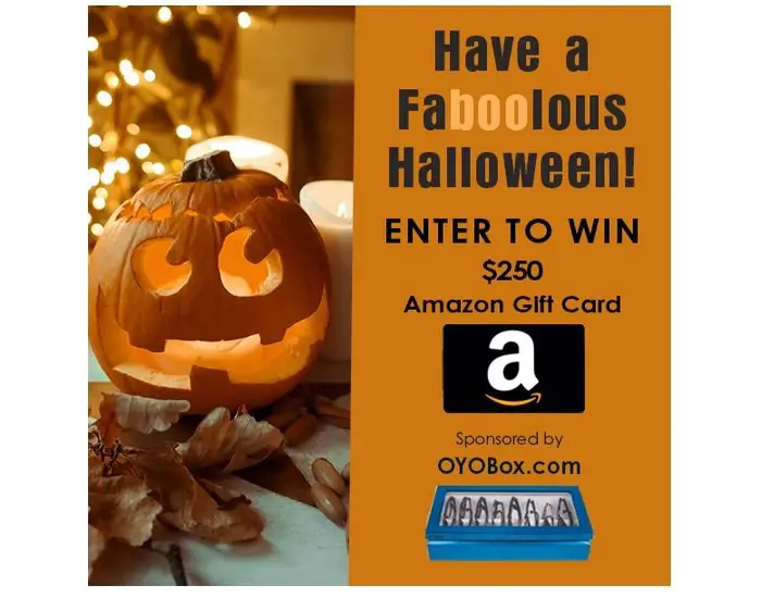 OYOBox Faboolous Halloween Giveaway - Win A $250 Amazon Gift Card