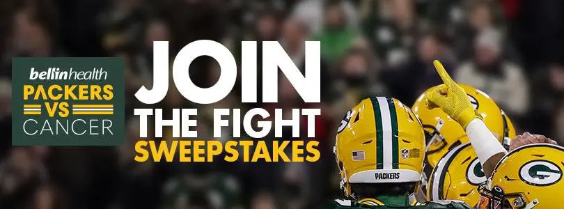 Packers Join The Fight Sweepstakes - Win Packers Vs. Cancer Knit Hat + $25 Packers Pro Shop Gift Card (10 Winners)