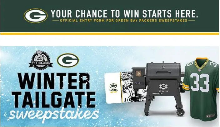 Packers Winter Tailgate Sweepstakes - Win 4 MVP Game Tickets + More