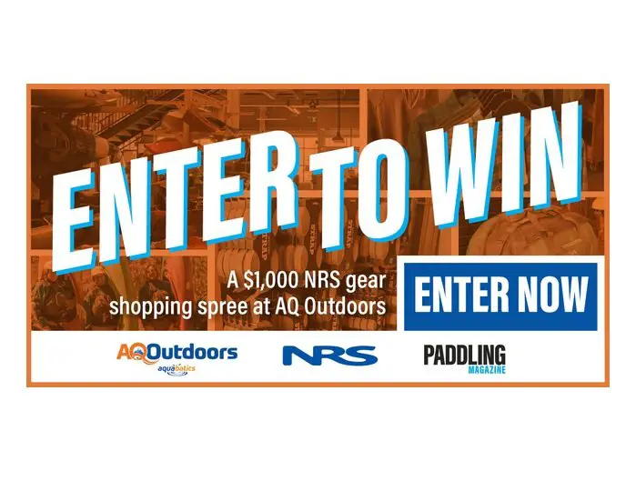 Paddling Magazine Giveaway - Win AQ Outdoors Credit for NRS Products