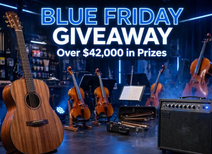 Palen Music Blue Friday Giveaway - Win Over $42,000 in Gear Including a $35,185 Full Orchestra Set