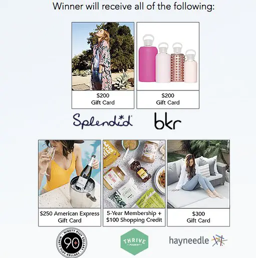 Pampering Prize Package Sweepstakes