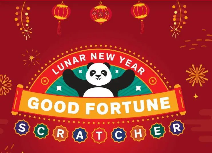 Panda Express Lunar New Year Good Fortune Scratcher Instant Win Game – Win Free Coupons, Meals & More