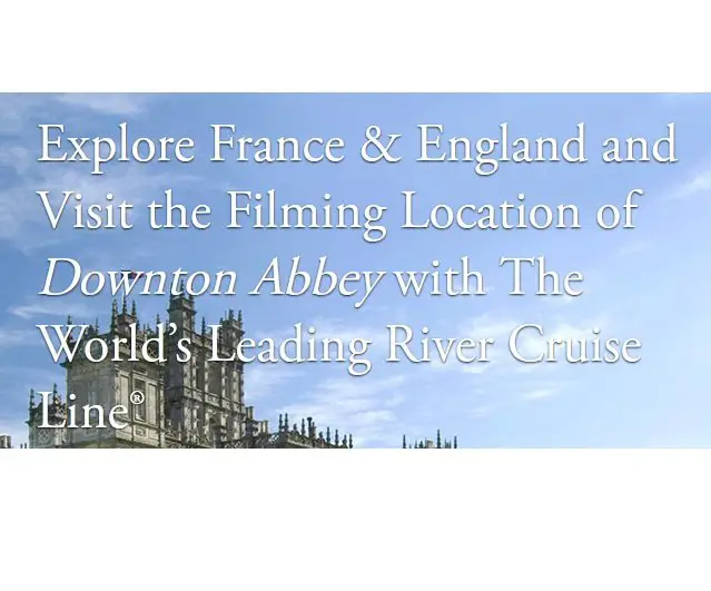 Paris River Voyage & Highclere Castle Sweepstakes  - Win an Eight Day River Cruise in France and More