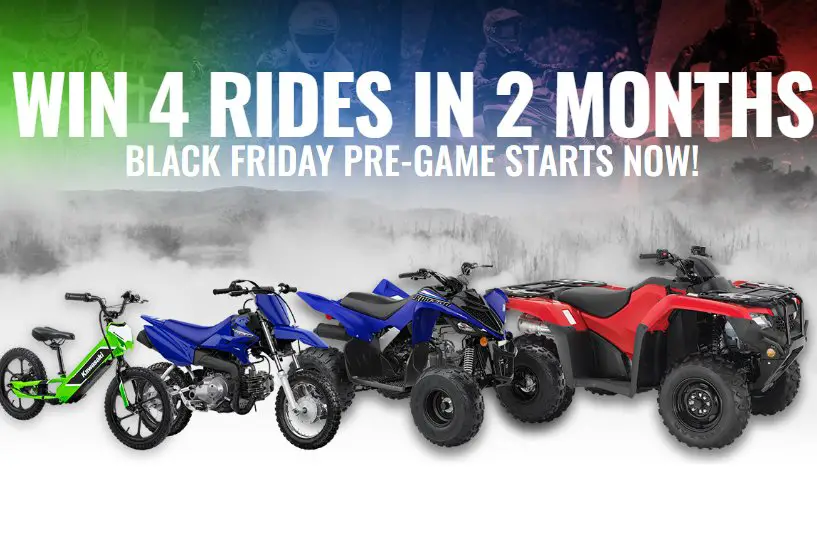 Partzilla Win 4 In 2 Sweepstakes - Win A $6,055 1 Honda TRX420 Rancher  ATV