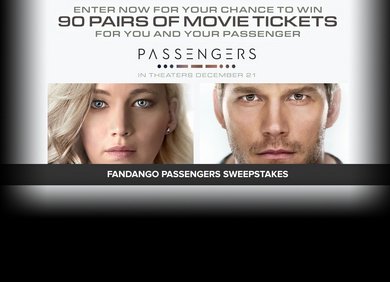 Passenger's 90 Winner Sweepstakes