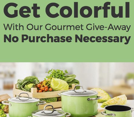 Passion Cookware Set Sweepstakes