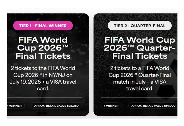 Paula's Choice Fan Club Sweepstakes 2026 - Win a trip for 2 to the FIFA 2026 World Cup final