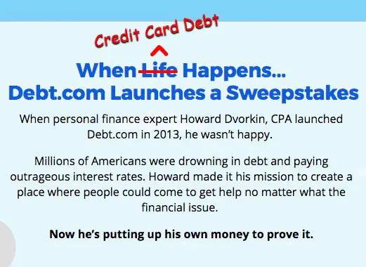 #PayDownDebt Sweepstakes